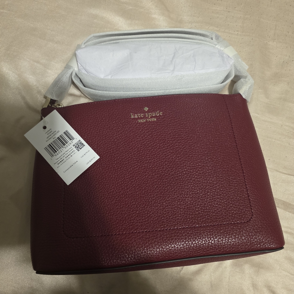 Kate Spade Blackberry Pebbled Leather Crossbody